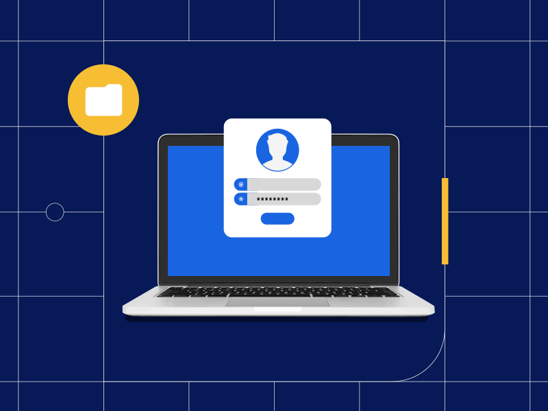 A fake login screen collecting personal information for a phishing attack