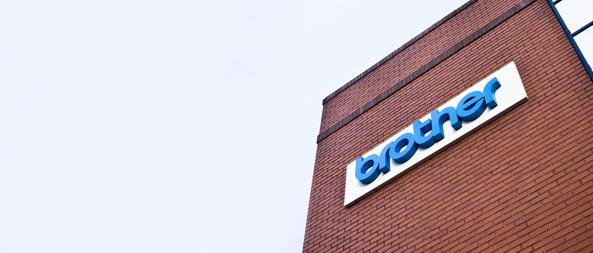 Brother logo on the side of a brick building