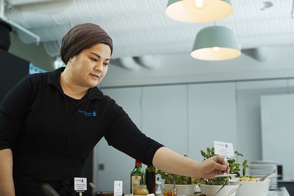 Woman catering